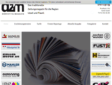 Tablet Screenshot of dzm.ch