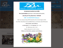 Tablet Screenshot of dzm.cz
